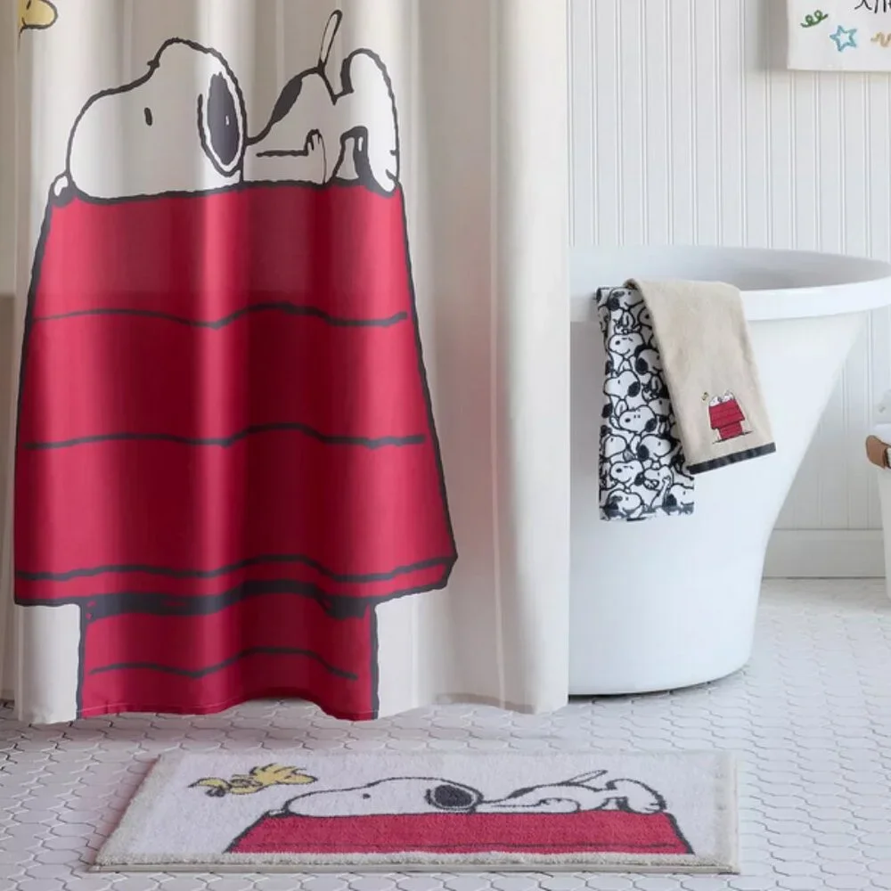 NWT & HTF ~ THE BIG ONE Peanuts 2-Pack Bathroom Rugs